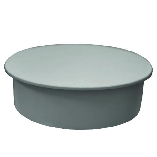 Коробка монтажная У192 d102х30мм крышка IP20 сер. Урал Пак КМ-500070192-048