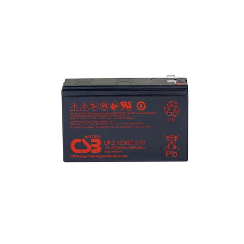 Аккумулятор 12В 7.5А.ч CSB UPS123606 F2 CSB