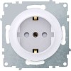 Розетка 1-м СП Florence 16А IP20 с заземл. винтов. контакты механизм бел. (1E10201300) OneKeyElectro