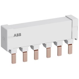 Разводка шинная 3ф PS2-2-0 до 125А для 2-х автоматов типа MS165; MO165 без доп. контактов ABB 1SAM40