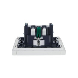 Розетка СП FORTE&PIANO FP213 16А с заземл. защ. шторки безвинт. крепл. бел. IEK FP-R14-16-1-K01