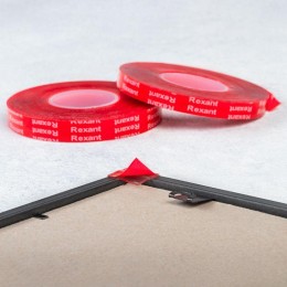 Лента клейкая двухсторонняя прозрачная на VHB акриловой основе 6ммх5м Rexant 09-6055