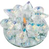 Светильник декоративный встраиваемый DLS-F129 G4 GLASSY/RAINBOW "Fiore" без лампы G4 основание стекл