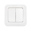 Выключатель 2-кл. СП 10А IP44 бел. Bylectrica С5 4-001