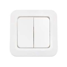 Выключатель 2-кл. СП 10А IP44 бел. Bylectrica С5 4-001