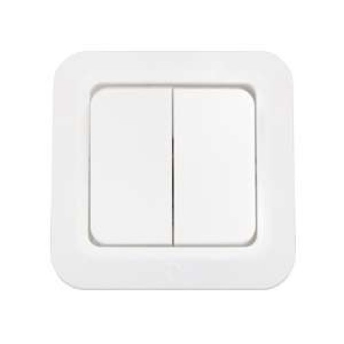 Выключатель 2-кл. СП 10А IP44 бел. Bylectrica С5 4-001