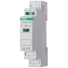 Указатель напряжения LK-712 (сигнализация наличия 1ф 35мм 230В IP20 монтаж на DIN-рейке) F&F EA04.00