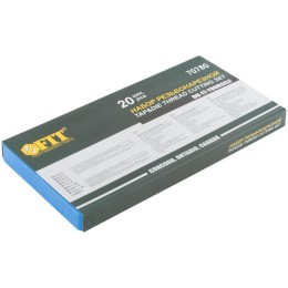 Лерки-метчики для мягкого металла 20шт пластиковый кейс FIT 70780