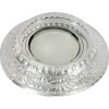 Светильник декоративный Luciole DLS-L105 GU5.3 CHROME/CLEAR GU5.3 встраив. доп. светодиод. подсветка