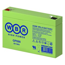 Аккумулятор 6В 9А.ч WBR GP690 WBR