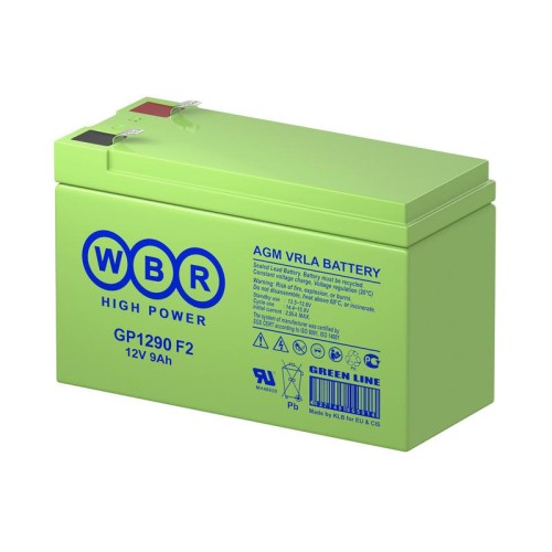 Аккумулятор 12В 9А.ч WBR GP1290 F2 WBR