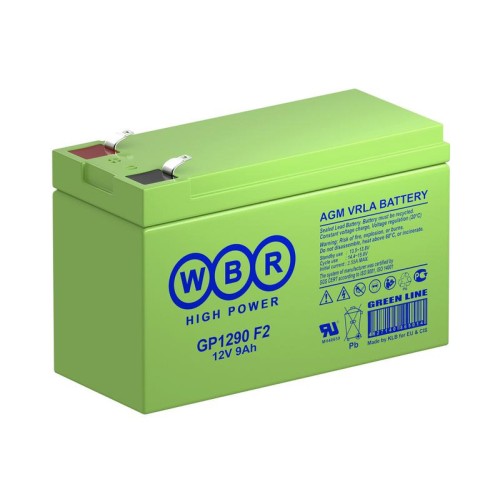 Аккумулятор 12В 9А.ч WBR GP1290 F2 WBR