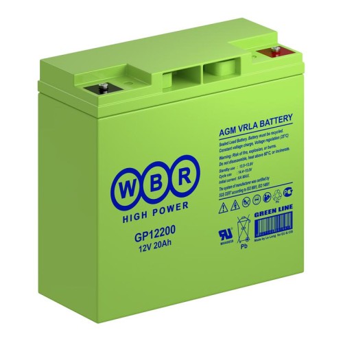 Аккумулятор 12В 20А.ч WBR GP12200 WBR
