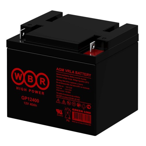 Аккумулятор 12В 40А.ч WBR GP12400 WBR
