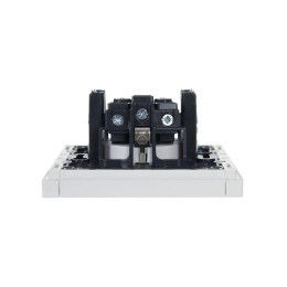 Розетка СП FORTE&PIANO FP215 16А с заземл. защ. шторки винт. крепл. бел. IEK FP-R14-16-K01