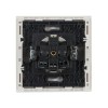 Розетка СП FORTE&PIANO FP215 16А с заземл. защ. шторки винт. крепл. бел. IEK FP-R14-16-K01