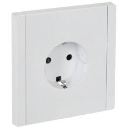 Розетка СП FORTE&PIANO FP215 16А с заземл. защ. шторки винт. крепл. бел. IEK FP-R14-16-K01