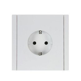 Розетка СП FORTE&PIANO FP215 16А с заземл. защ. шторки винт. крепл. бел. IEK FP-R14-16-K01