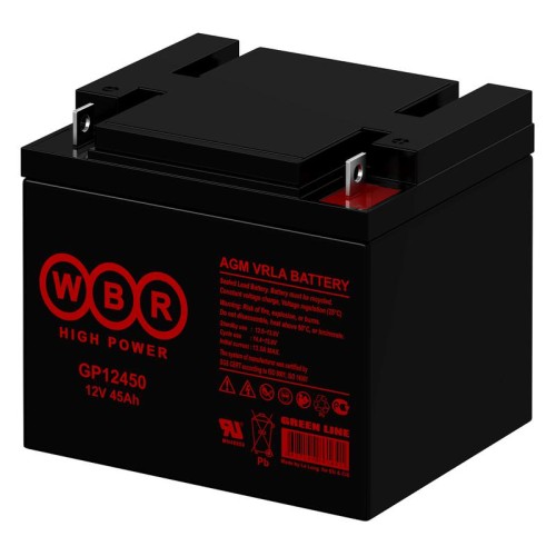 Аккумулятор 12В 45А.ч WBR GP12450 WBR
