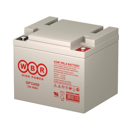 Аккумулятор 12В 45А.ч WBR GP12450 WBR
