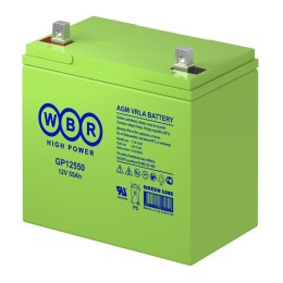 Аккумулятор 12В 55А.ч WBR GP12550 WBR