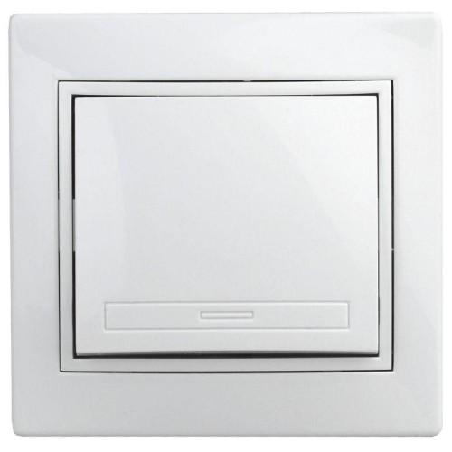 Выключатель 1-кл. СП Plano 1Э-101-01 10А IP20 250В без лапок бел. Intro Б0053950