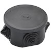 Коробка распаячная КМ41237 D75х40мм IP44 4 ввода черн. IEK UKO21-075-040-000-K02-44