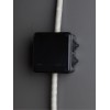 Коробка распаячная КМ41234 100х100х50мм IP55 6 вводов черн. IEK UKO11-100-100-050-K02-55