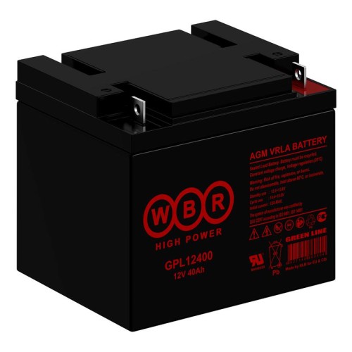 Аккумулятор 12В 40А.ч WBR GPL12400 WBR