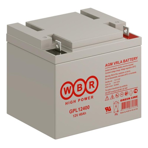 Аккумулятор 12В 40А.ч WBR GPL12400 WBR