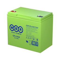 Аккумулятор 12В 55А.ч WBR GPL12520 WBR