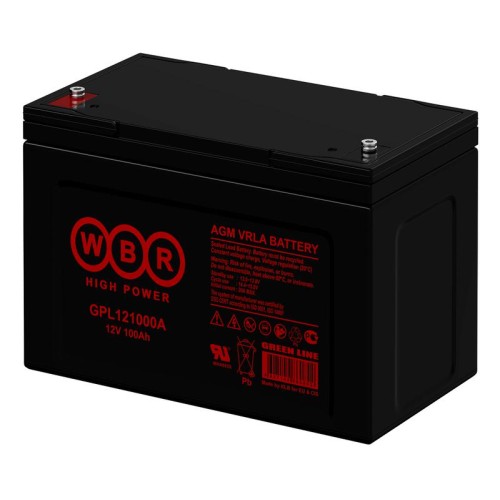 Аккумулятор 12В 100А.ч WBR GPL121000A WBR