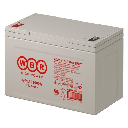 Аккумулятор 12В 100А.ч WBR GPL121000A WBR