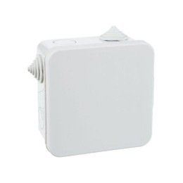 Коробка распаячная ОП 100х100х50 IP54 КМ41256 откид. крышка 8 вводов (7035) IEK UKO31-100-100-050-K0