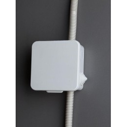 Коробка распаячная ОП 100х100х50 IP54 КМ41256 откид. крышка 8 вводов (7035) IEK UKO31-100-100-050-K0