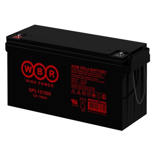 Аккумулятор 12В 150А.ч WBR GPL121500 WBR