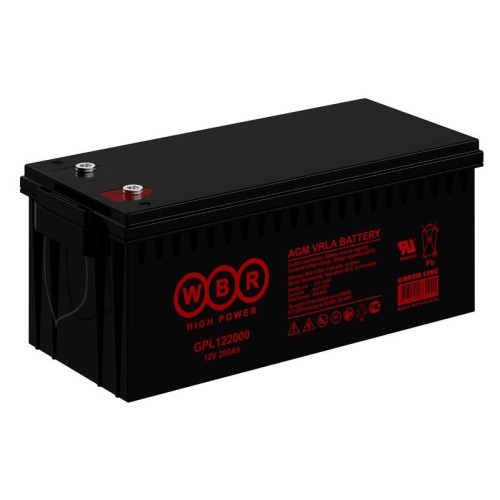 Аккумулятор 12В 200А.ч WBR GPL122000 WBR