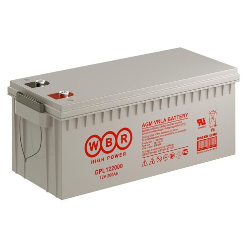 Аккумулятор 12В 200А.ч WBR GPL122000 WBR