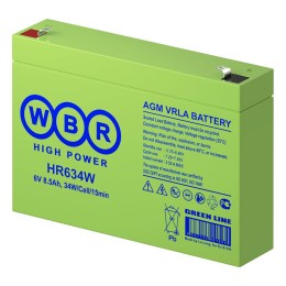 Аккумулятор 6В 9А.ч WBR HR634W WBR