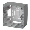 Коробка наклад. монтажа 1 пост Эра12 графит 12-6101-12 ЭРА Б0043166