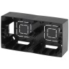 Коробка наклад. монтажа 2 поста Эра12 черн. 12-6102-06 ЭРА Б0043175
