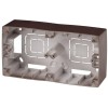 Коробка наклад. монтажа 2 поста Эра12 бронза 12-6102-13 ЭРА Б0043177