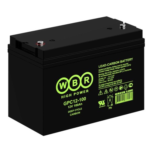 Аккумулятор тяговый 12В 100А.ч WBR GPC12-100 WBR