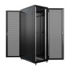 Шкаф напольный 19дюйм Standart 42U 800х1000мм передняя и задняя дверь с перфорацией RAL9005 (состоит
