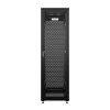 Шкаф напольный 19дюйм Standart 42U 800х1000мм передняя и задняя дверь с перфорацией RAL9005 (состоит