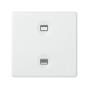 Выключатель сенсорный 2-кл. СП Simon 82 Sense IP20 с тематич. маркир. Т2 бел. Simon 8000624-030