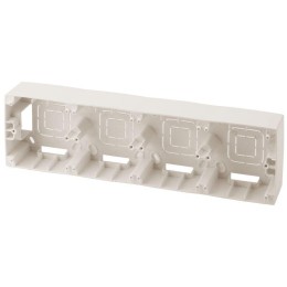 Коробка наклад. монтажа 4 поста Эра12 сл. кость 12-6104-02 ЭРА Б0043191