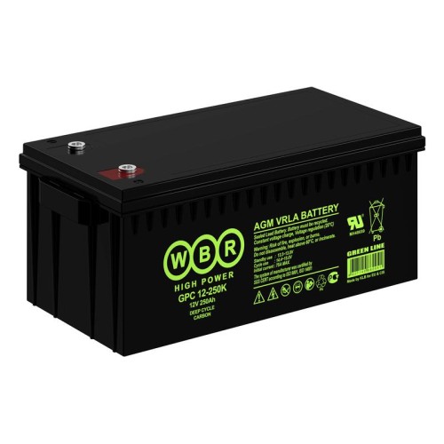 Аккумулятор тяговый 12В 250А.ч WBR GPC12-250K WBR