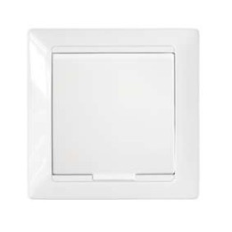 Розетка 1-м СП 16А IP20 с заземл. защ. шторки с крышкой бел. Bylectrica РС16-364