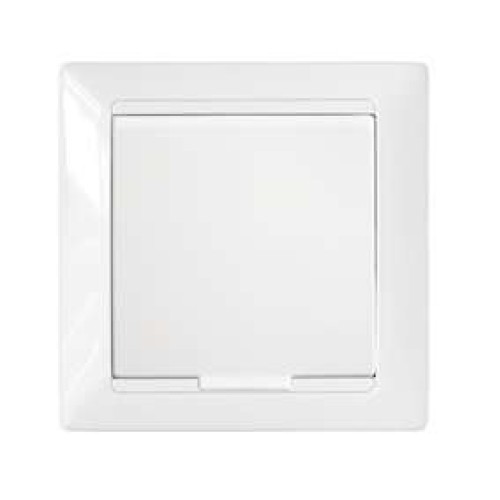 Розетка 1-м СП 16А IP20 с заземл. защ. шторки с крышкой бел. Bylectrica РС16-364